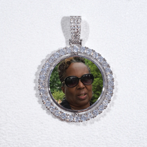 3D Spinning 2-Faced Custom Picture Pendant