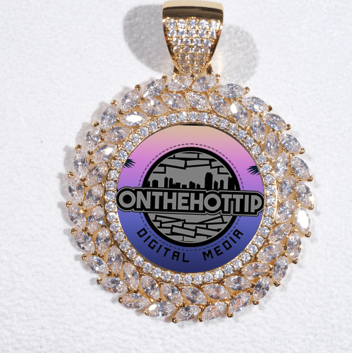Large 3D Wheat Ear Custom Picture Pendant