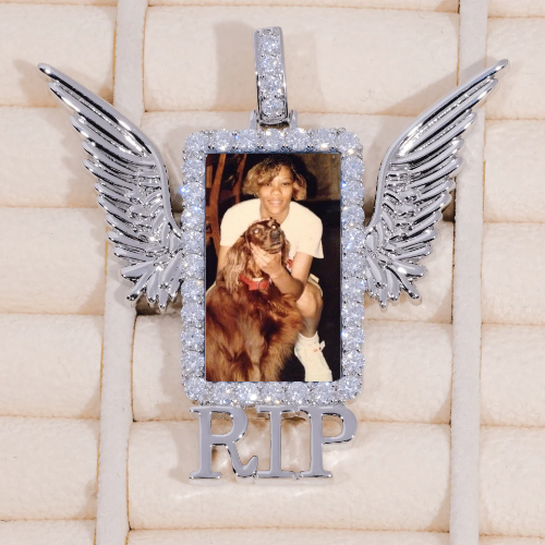 RIP WING 3D CUSTOM PICTURE PENDANT