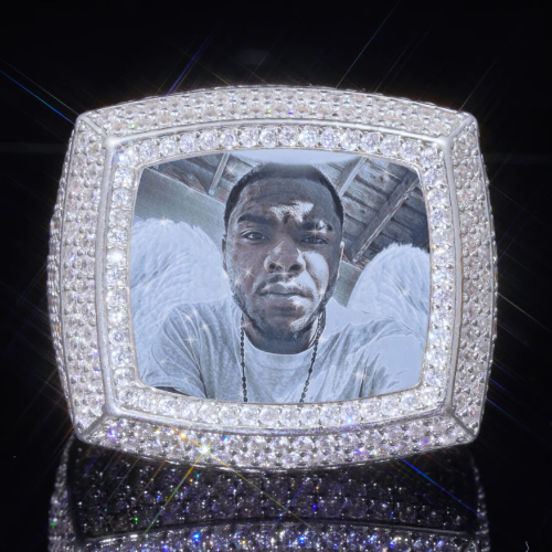 3D CUSTOM PICTURE ICED RING