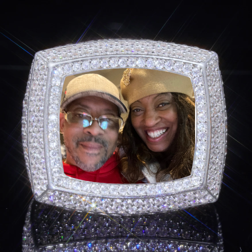 3D CUSTOM PICTURE ICED RING