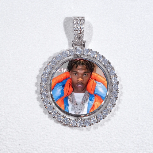 3D Spinning 2-Faced Custom Picture Pendant