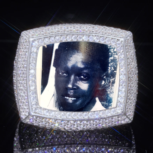 3D CUSTOM PICTURE ICED RING