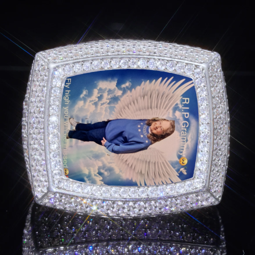 3D CUSTOM PICTURE ICED RING