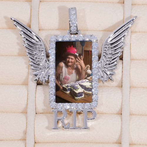 RIP WING 3D CUSTOM PICTURE PENDANT