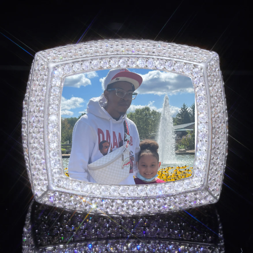 3D CUSTOM PICTURE ICED RING