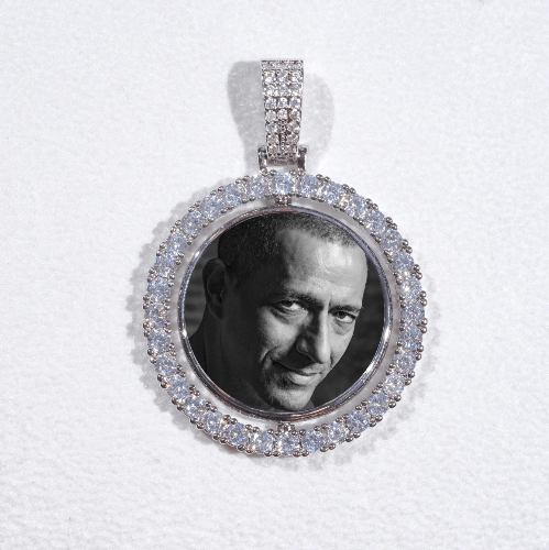 3D Spinning 2-Faced Custom Picture Pendant