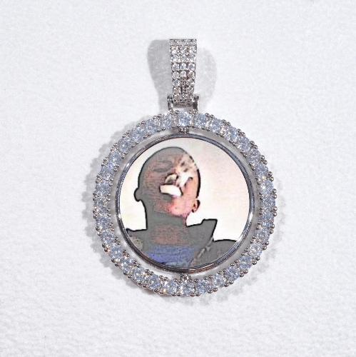3D Spinning 2-Faced Custom Picture Pendant