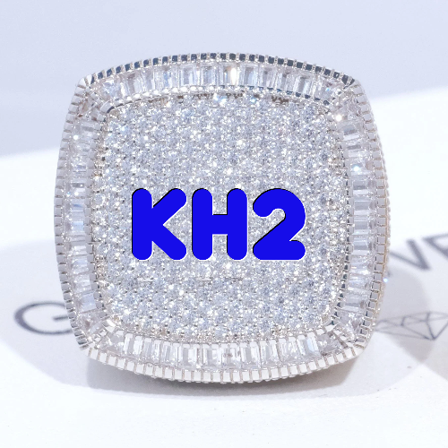 CUSTOM LETTER 3D ICED RING