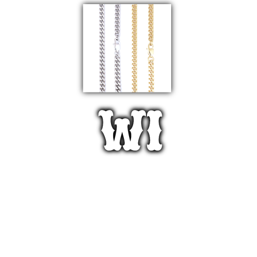 Custom Letters Freibeuter Font Necklace