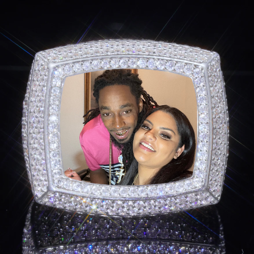 3D CUSTOM PICTURE ICED RING