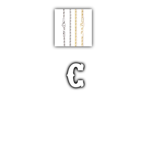Custom Letters Freibeuter Font Necklace