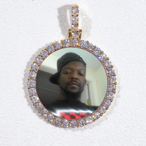 3D CIRCLE CUSTOM PICTURE PENDANT SMALL SIZE