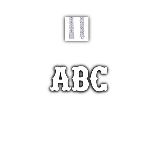 Custom Letters Freibeuter Font Necklace