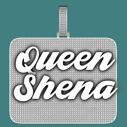 CUSTOM LETTER NECKLACE 3D BIG SQUARE