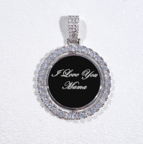 3D Spinning 2-Faced Custom Picture Pendant