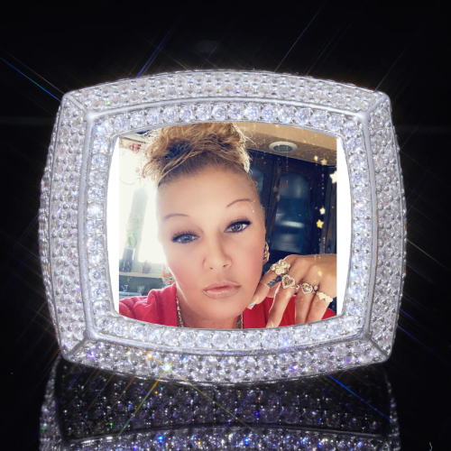 3D CUSTOM PICTURE ICED RING