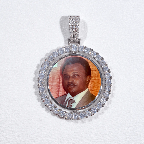 3D Spinning 2-Faced Custom Picture Pendant