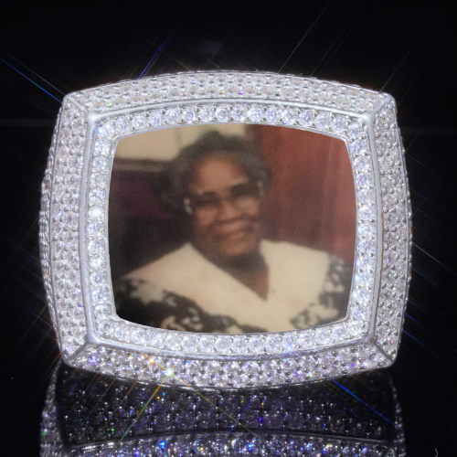 3D CUSTOM PICTURE ICED RING