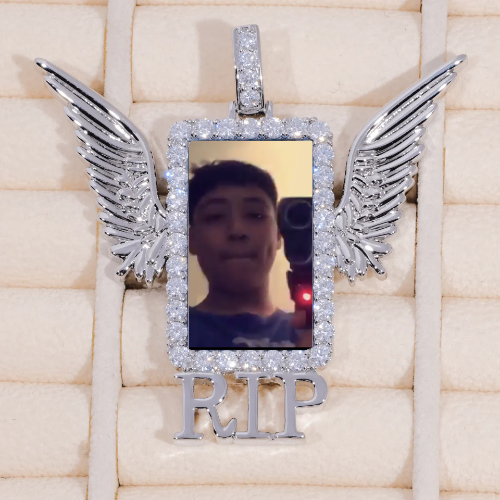 RIP WING 3D CUSTOM PICTURE PENDANT