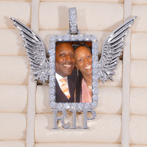 RIP WING 3D CUSTOM PICTURE PENDANT