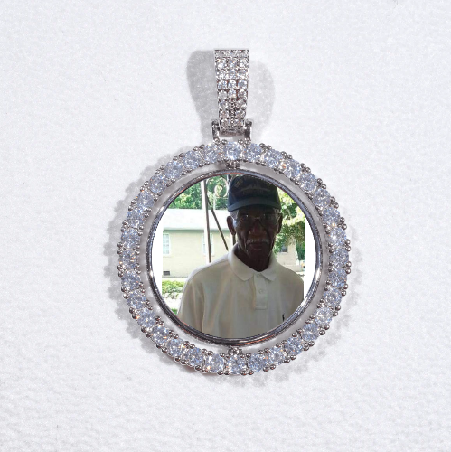 3D Spinning 2-Faced Custom Picture Pendant