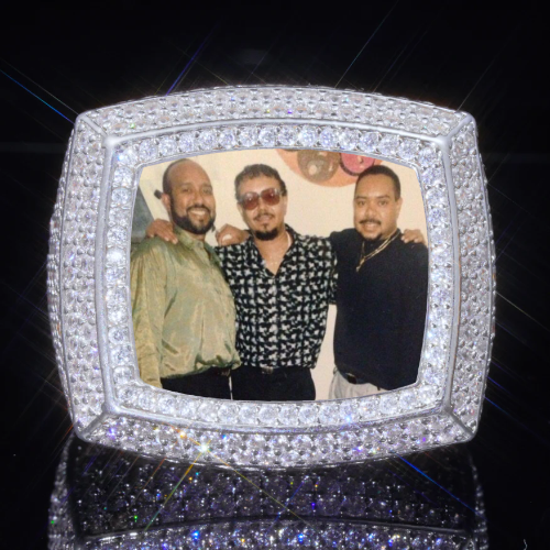 3D CUSTOM PICTURE ICED RING