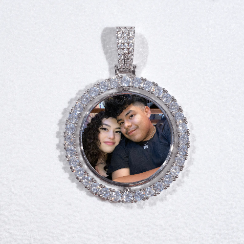 3D Spinning 2-Faced Custom Picture Pendant