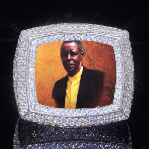 3D CUSTOM PICTURE ICED RING