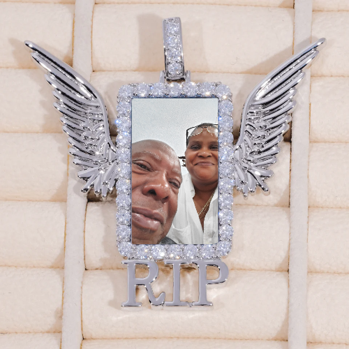 RIP WING 3D CUSTOM PICTURE PENDANT