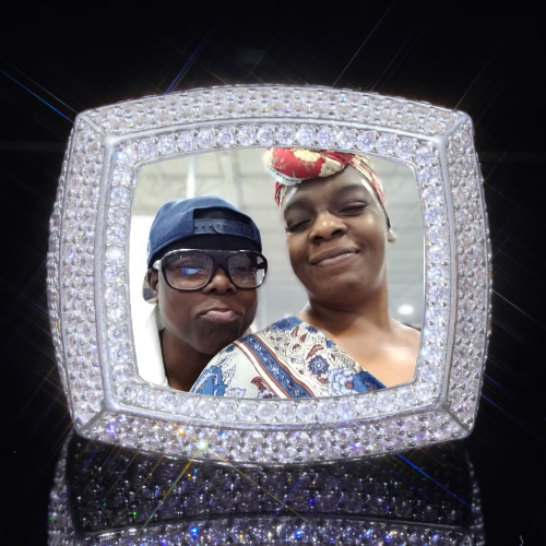 3D CUSTOM PICTURE ICED RING