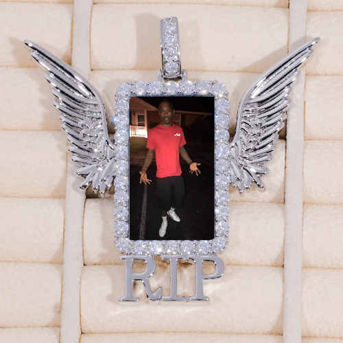 RIP WING 3D CUSTOM PICTURE PENDANT