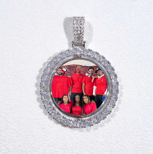 3D Spinning 2-Faced Custom Picture Pendant