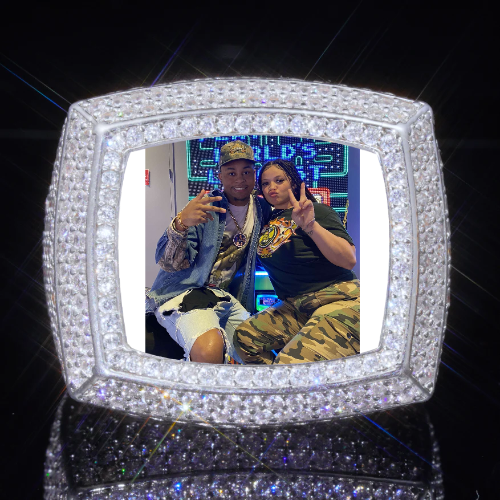 3D CUSTOM PICTURE ICED RING