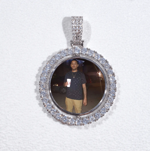 3D Spinning 2-Faced Custom Picture Pendant