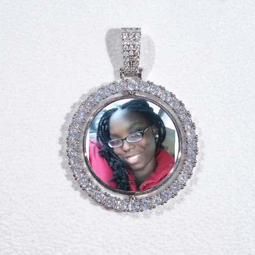 3D Spinning 2-Faced Custom Picture Pendant