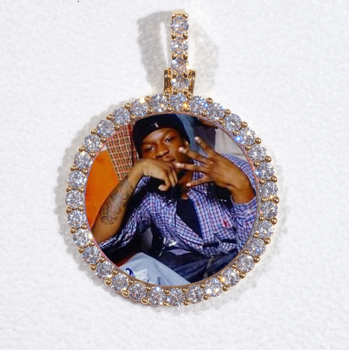 3D CIRCLE CUSTOM PICTURE PENDANT SMALL SIZE