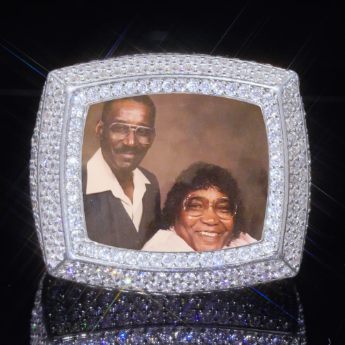 3D CUSTOM PICTURE ICED RING