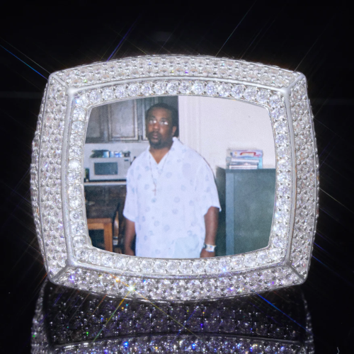 3D CUSTOM PICTURE ICED RING