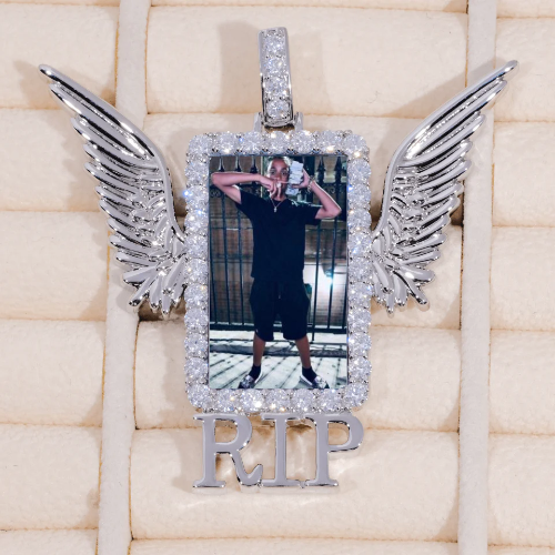 RIP WING 3D CUSTOM PICTURE PENDANT