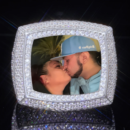 3D CUSTOM PICTURE ICED RING