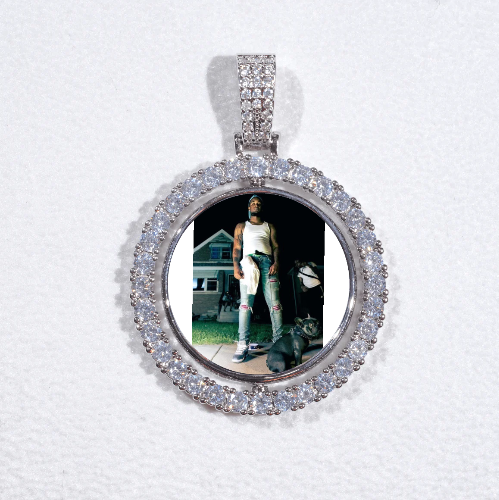 3D Spinning 2-Faced Custom Picture Pendant