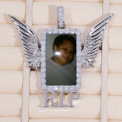 RIP WING 3D CUSTOM PICTURE PENDANT
