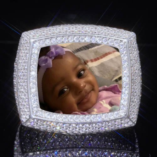 3D CUSTOM PICTURE ICED RING