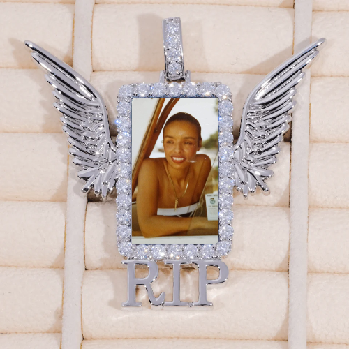 RIP WING 3D CUSTOM PICTURE PENDANT