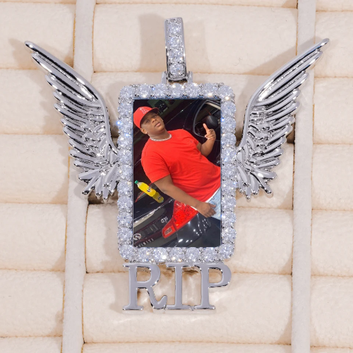 RIP WING 3D CUSTOM PICTURE PENDANT