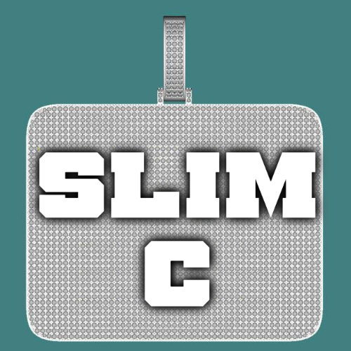 CUSTOM LETTER NECKLACE 3D BIG SQUARE