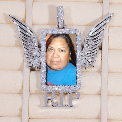 RIP WING 3D CUSTOM PICTURE PENDANT