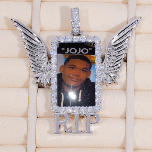 RIP WING 3D CUSTOM PICTURE PENDANT