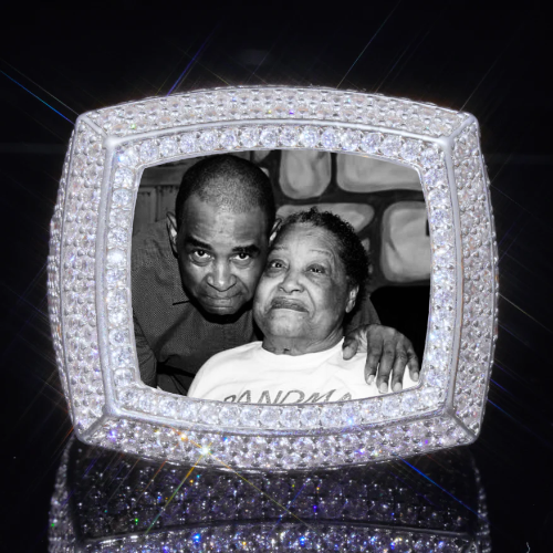 3D CUSTOM PICTURE ICED RING